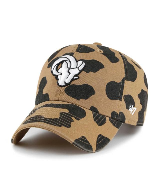 Womens 47 Tan Los Angeles Rams Rosette Clean Up Adjustable Hat Product Image