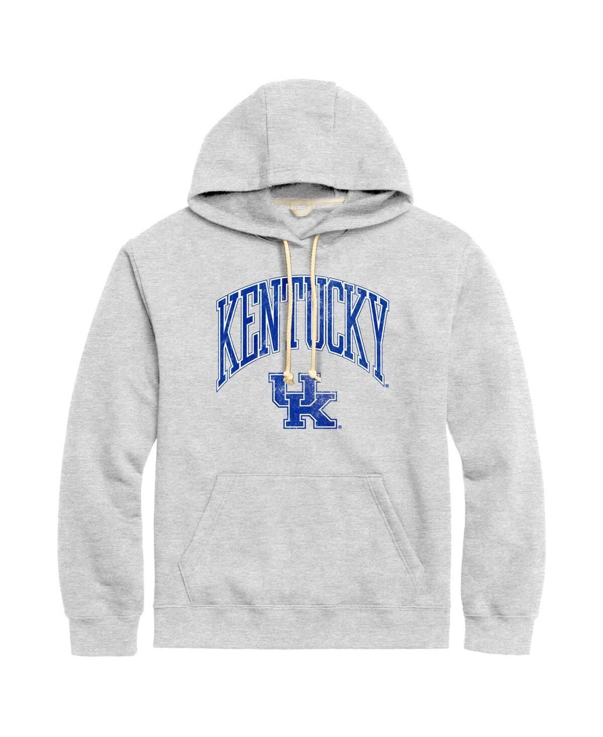 Mens League Collegiate Wear Heather Gray Kentucky Wildcats Tall Arch Essential Pullover Hoodie Product Image