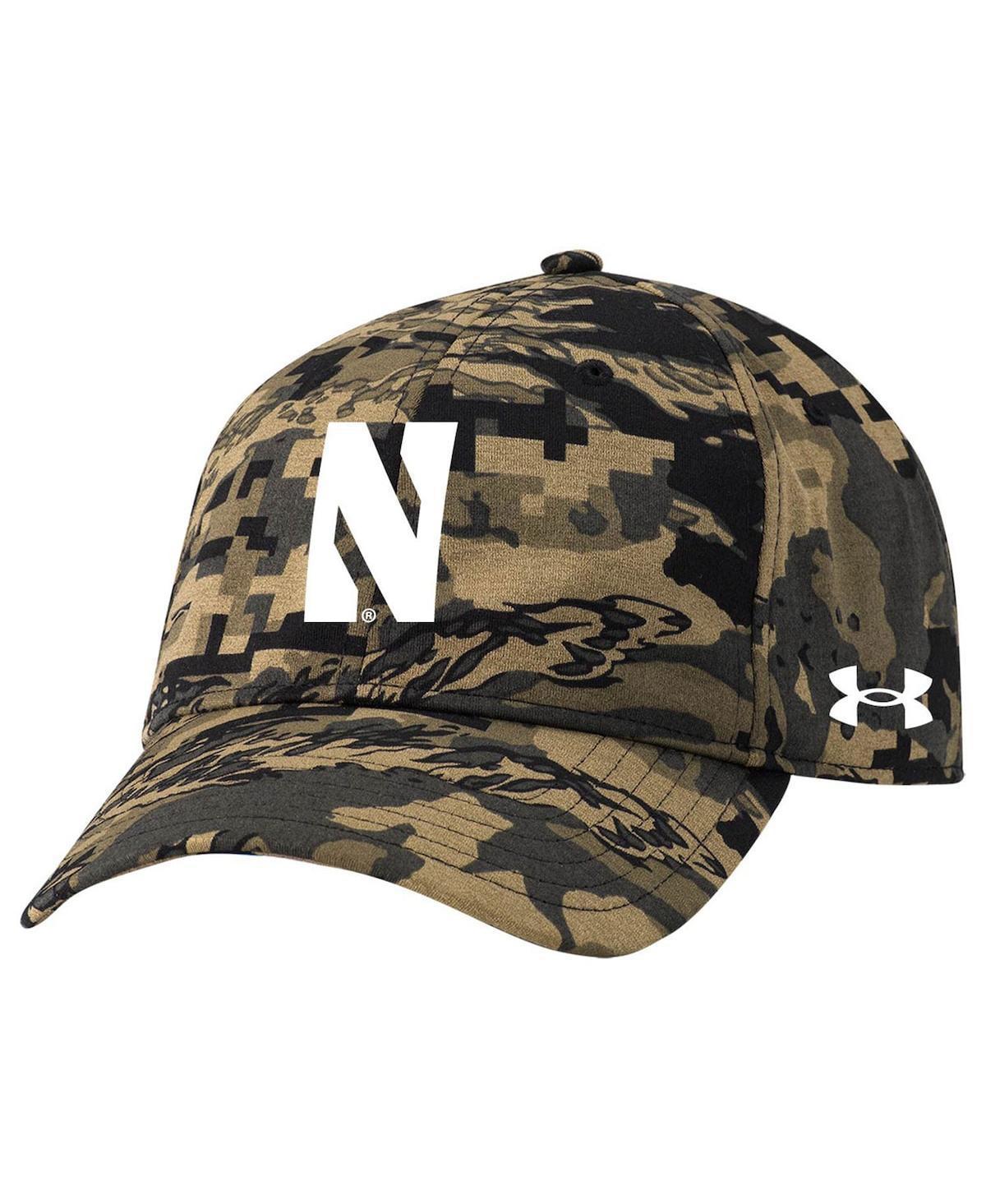 Mens Under Armour Camo Northwestern Wildcats Freedom Adjustable Hat Product Image