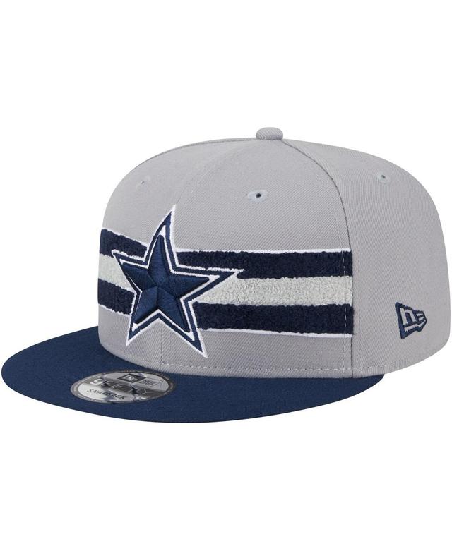 Mens New Era Gray Dallas Cowboys Band 9FIFTY Snapback Hat - Gray Product Image