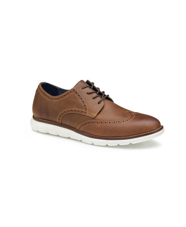 Johnston & Murphy Milson Wing Tip (Tan) Men's Shoes Product Image