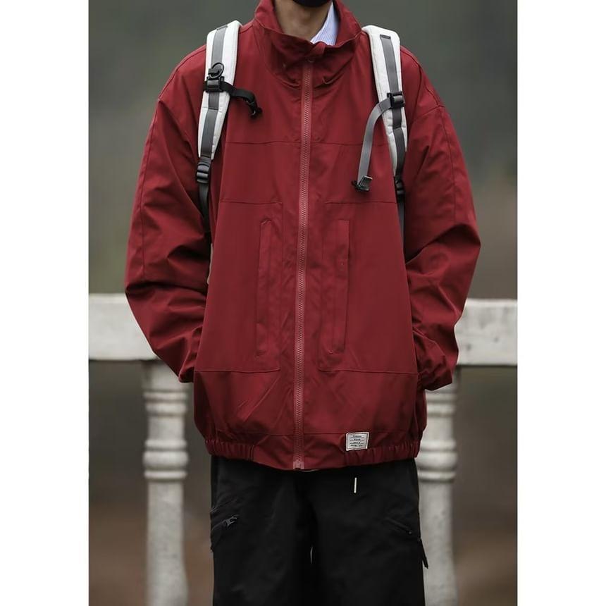 Plain Zip Jacket Product Image