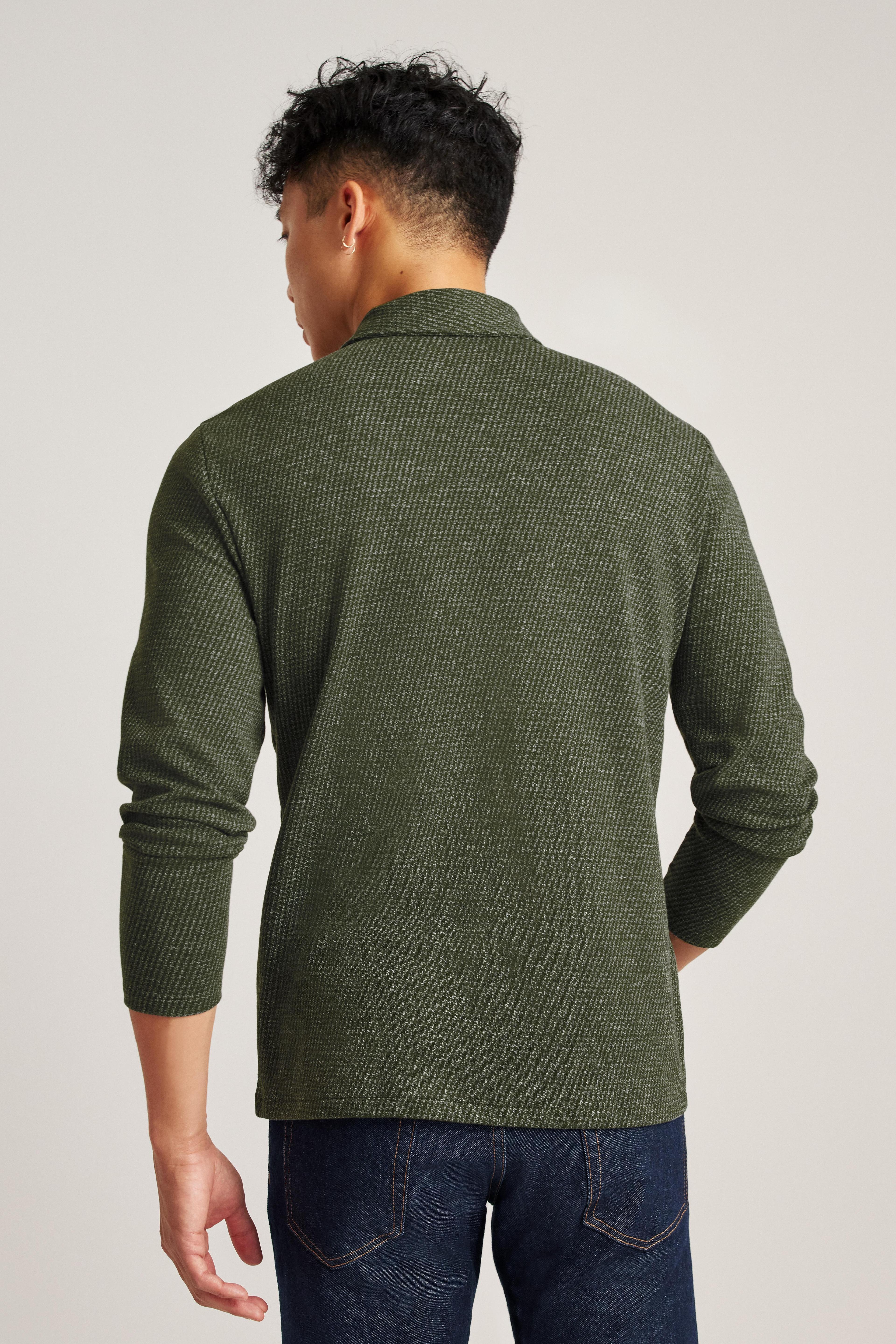 Luxe Long Sleeve Polo Product Image