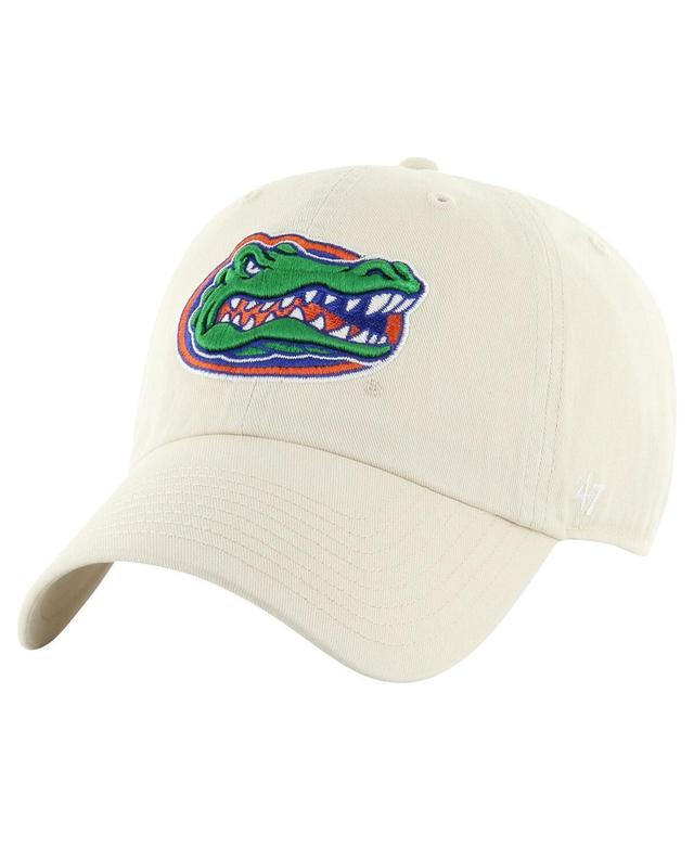 Mens 47 Brand Tan Distressed Florida Gators Vintage-Like Clean Up Adjustable Hat Product Image