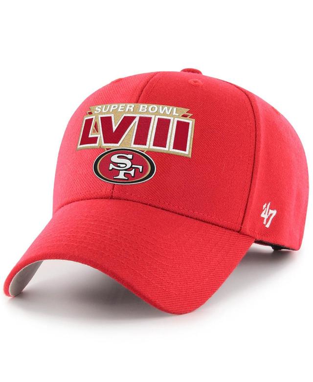 Mens 47 Scarlet San Francisco 49ers Super Bowl LVIII MVP Adjustable Hat Product Image