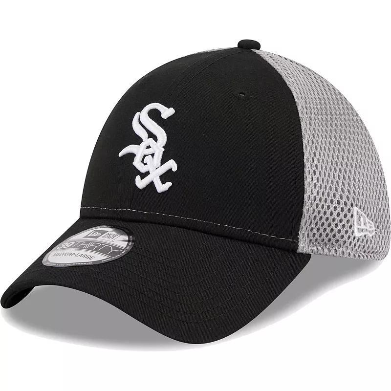 Mens New Era Black Chicago White Sox Team Neo 39THIRTY Flex Hat Product Image