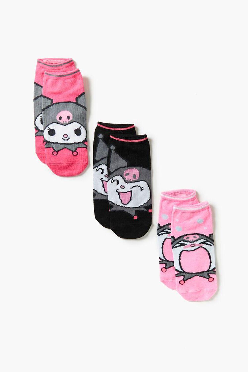 Kuromi Ankle Socks Set - 3 pack | Forever 21 Product Image