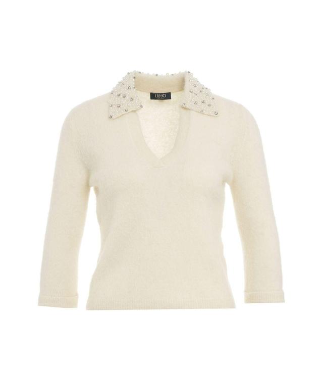 Maglione con colletto in perline Female Product Image