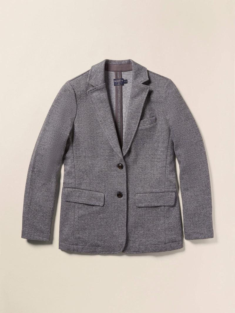 Inlet Herringbone Blazer - Steel Rock Herringbone Product Image