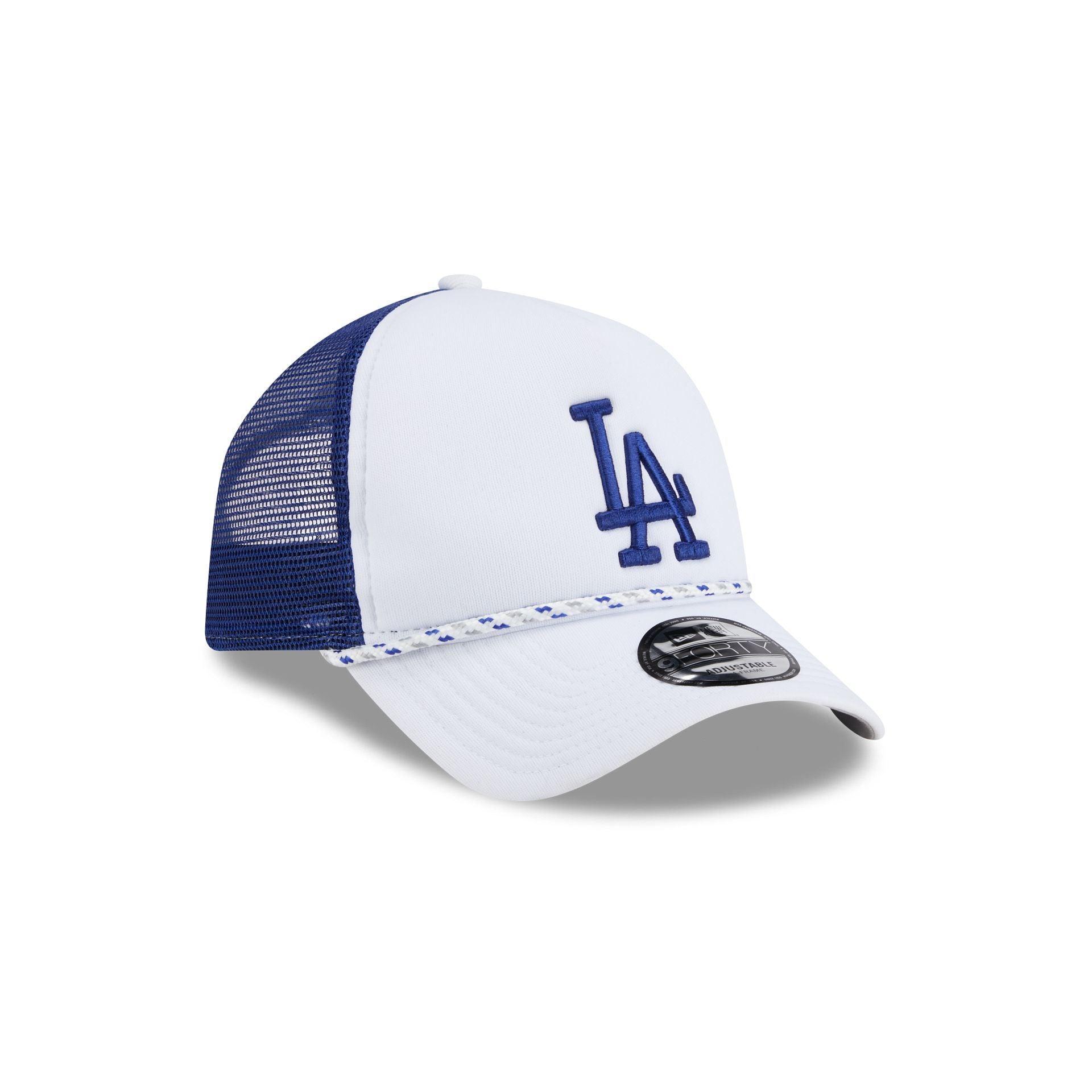 Los Angeles Dodgers Court Sport 9FORTY A-Frame Trucker Hat Male Product Image