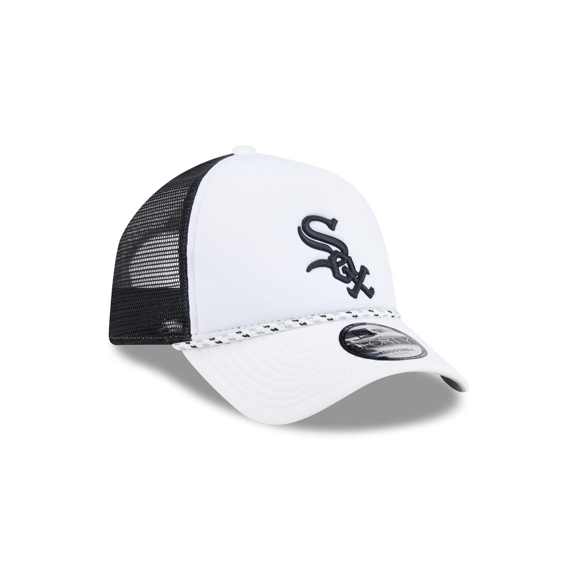 Chicago White Sox Court Sport 9FORTY A-Frame Trucker Hat Male Product Image