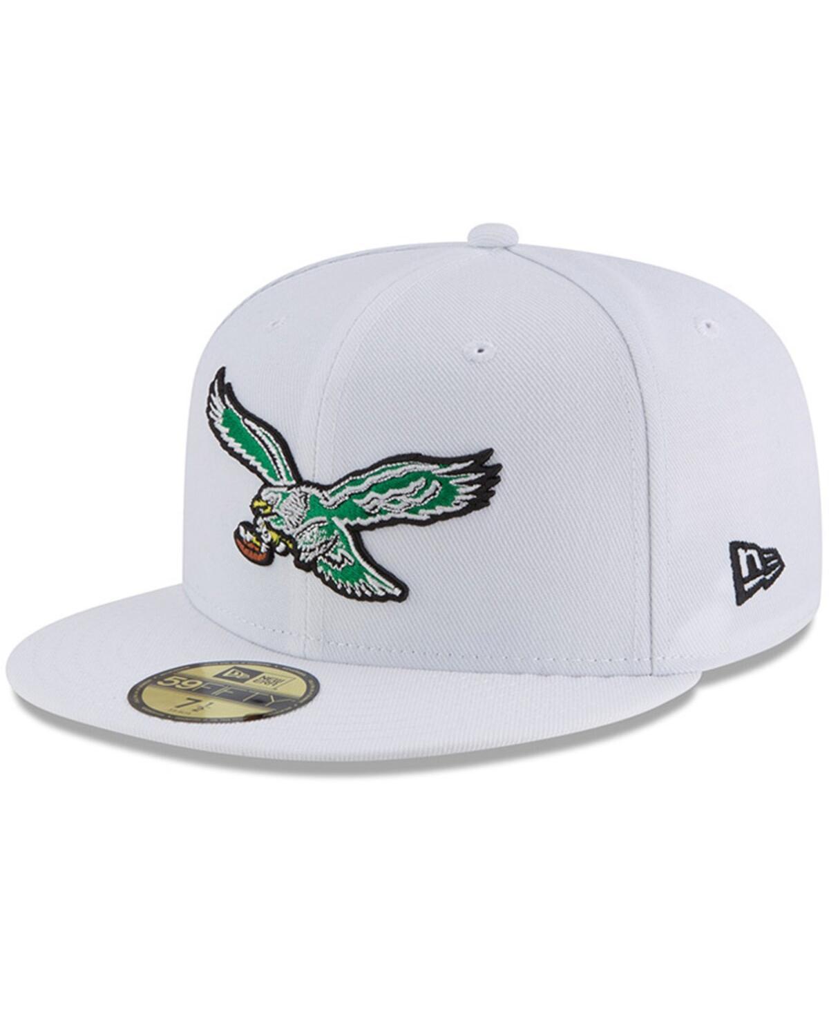 Mens New Era Philadelphia Eagles Throwback Logo Omaha 59FIFTY Fitted Hat Product Image