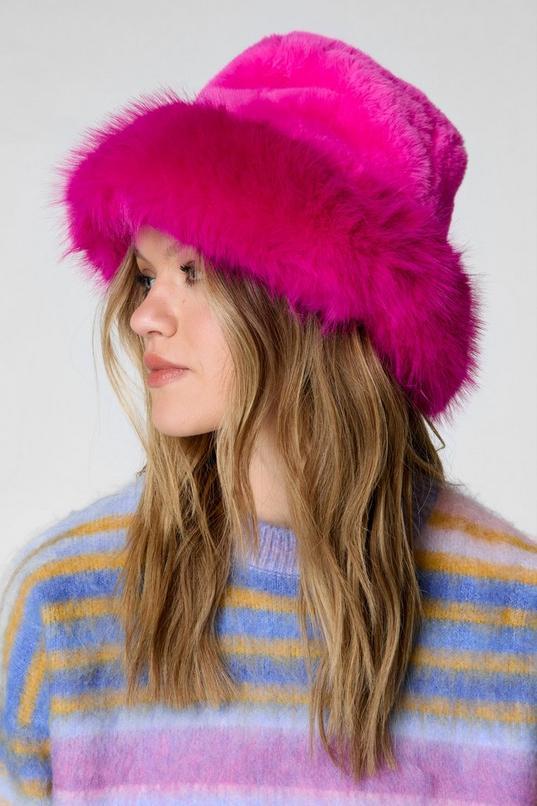 Faux Fur Bucket Hat product image