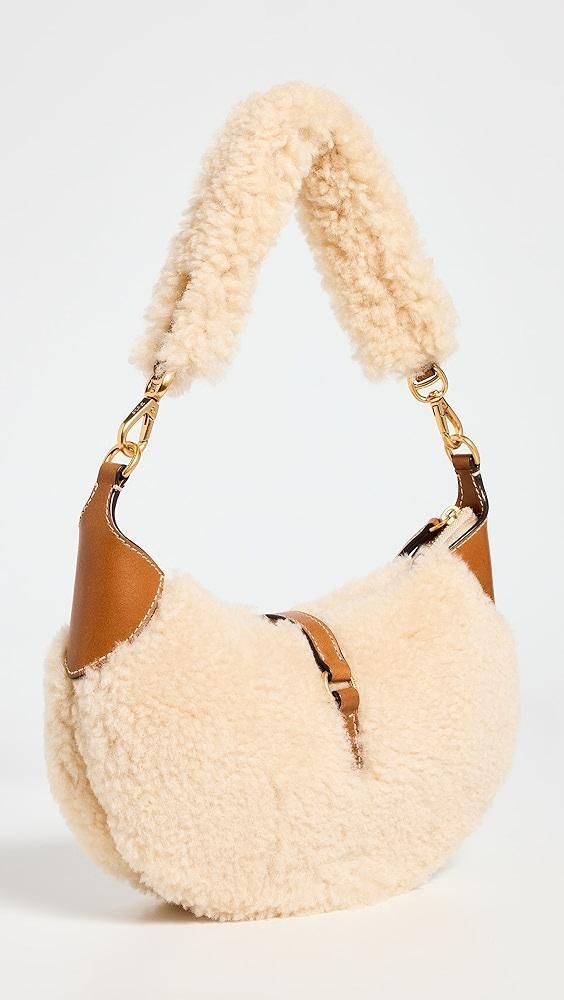 Polo Ralph Lauren Shearling Vachetta Id Mini Shoulder Bag | Shopbop Product Image