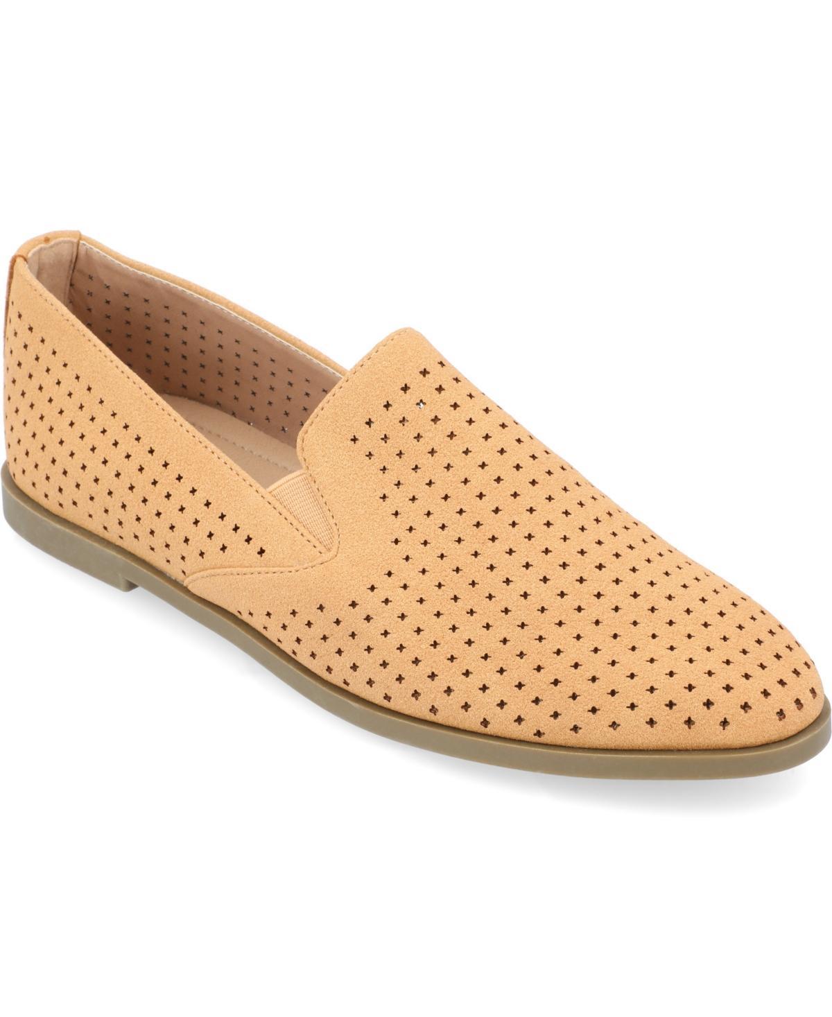 Journee Collection Lucie Womens Flats Yellow Product Image