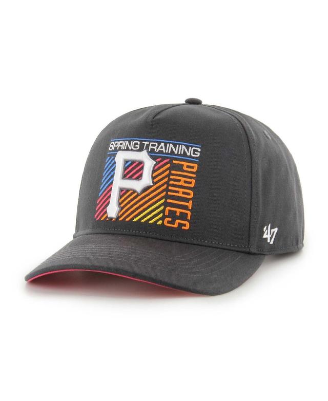 Men's '47  Charcoal Pittsburgh Pirates 2023 Spring Training Reflex Hitch Snapback Hat Product Image