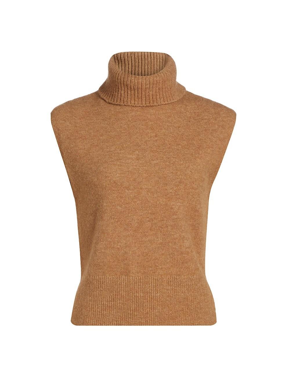 Womens Aaron Knit Sleeveless Turtleneck Sweater Product Image