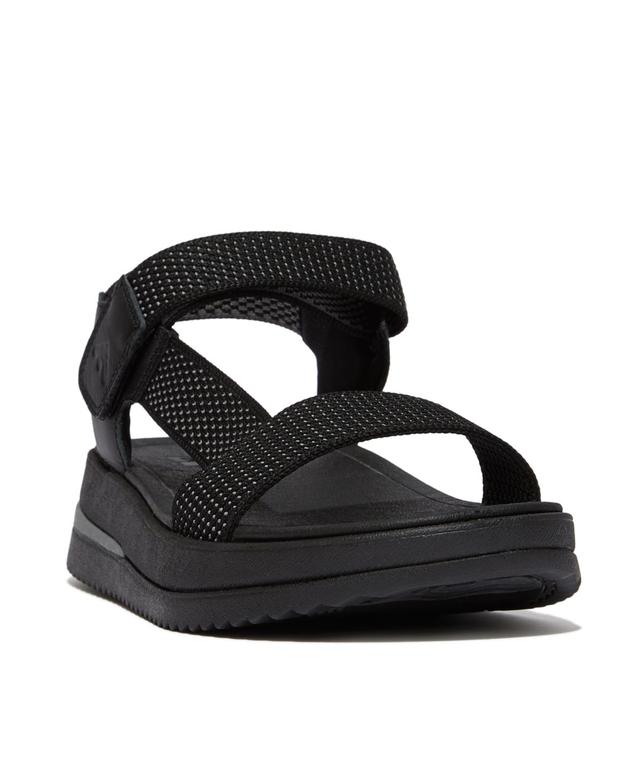 FitFlop Surff Two-Tone Webbing Leather Back-Strap Sandal Women's Sandals Product Image