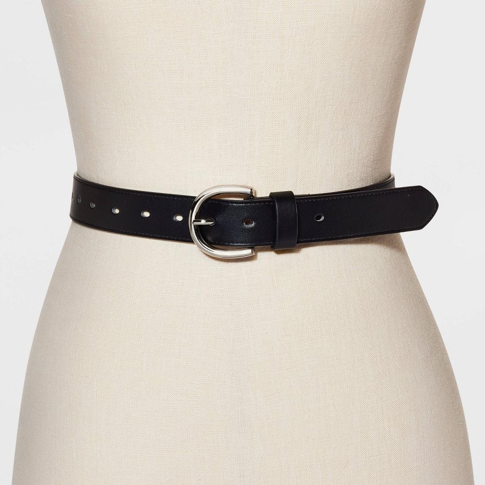 Womens Laser Cut Belt - A New Day Black XL Product Image