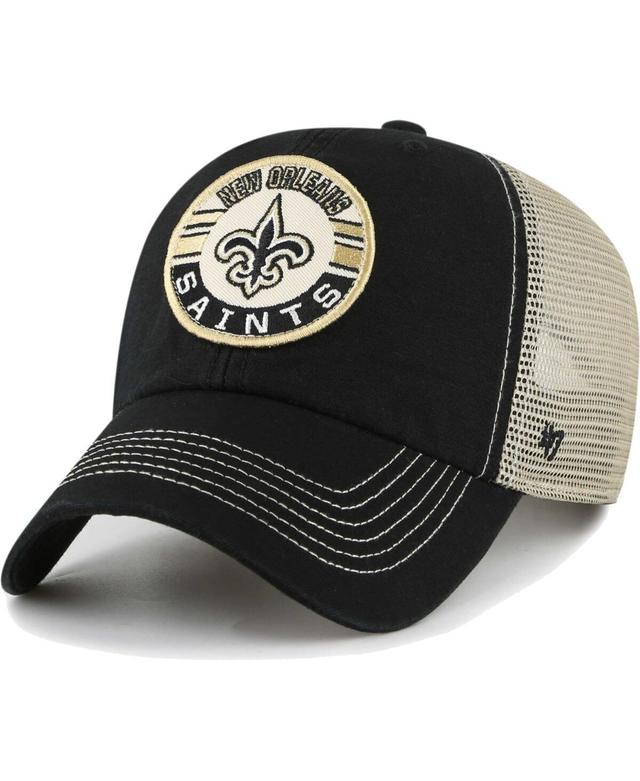 Mens 47 /Natural New Orleans Saints Notch Trucker Clean Up Adjustable Hat Product Image