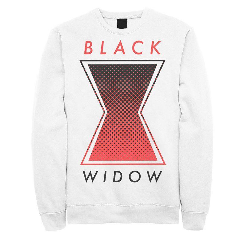 Mens Marvel Black Widow Gradient Logo Sweatshirt Product Image