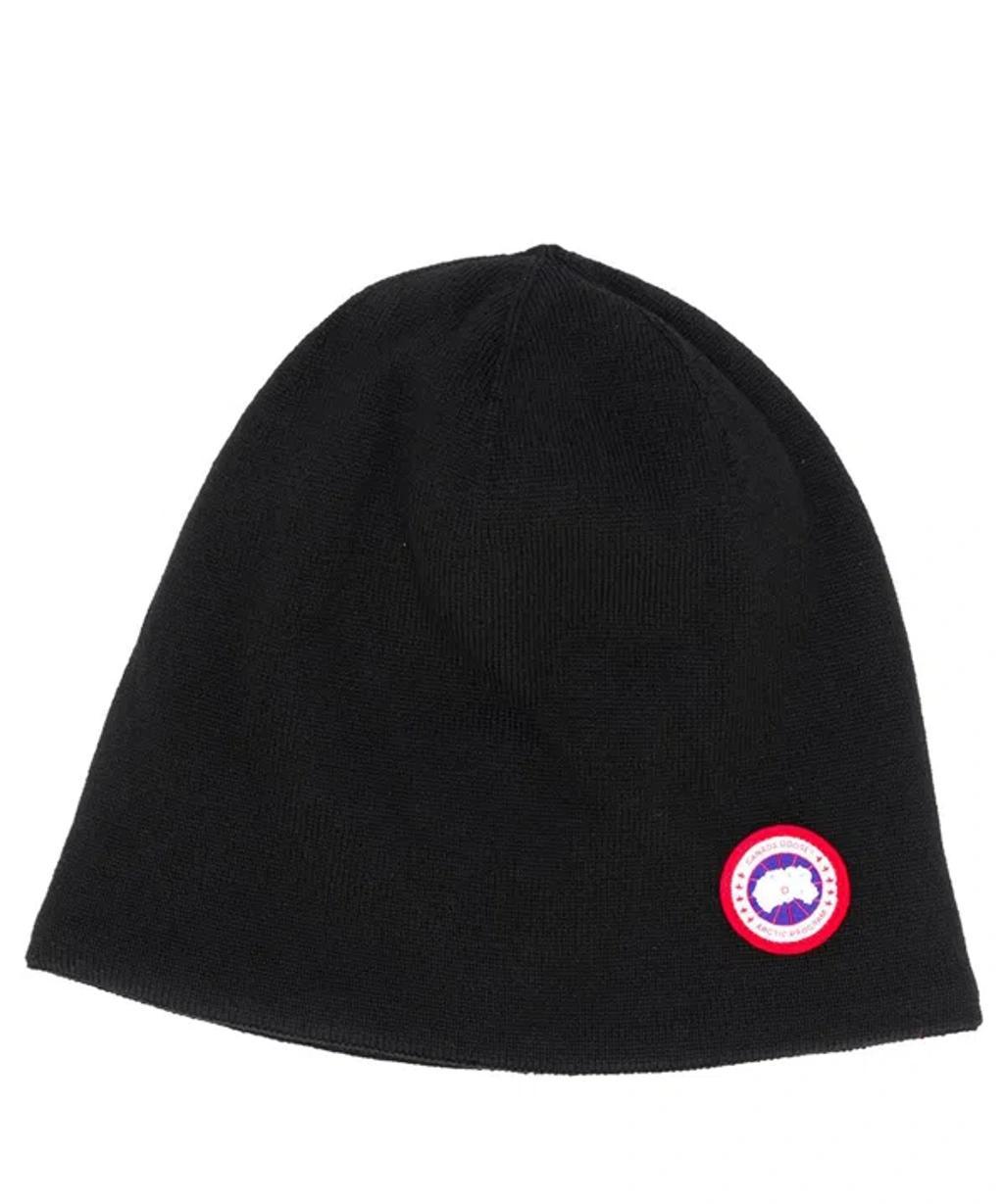 CANADA GOOSE Beanie In Black Product Image