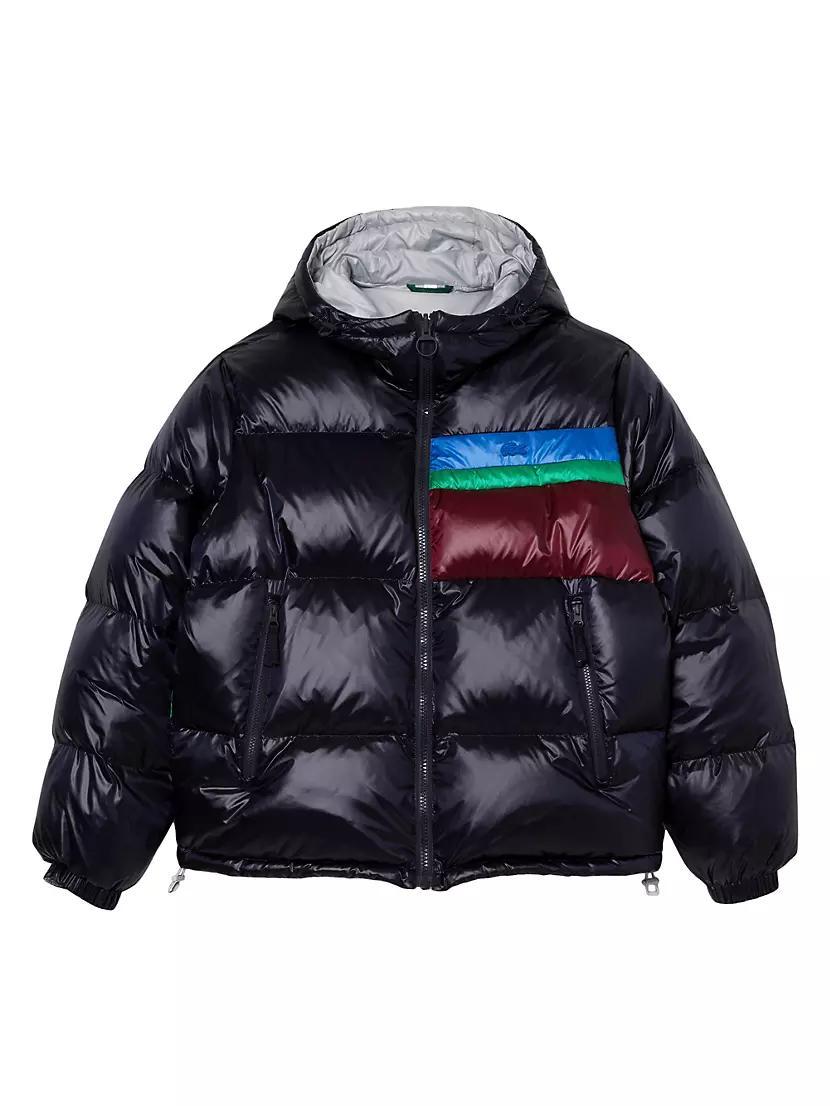 Logo Nylon Hooded Puffer Jacket Product Image