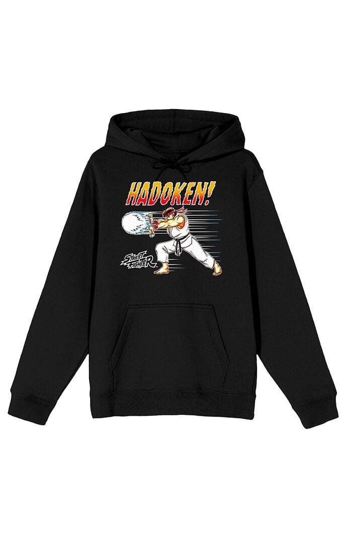 Men's Street Fighter Classic Hadoken Hoodie Product Image