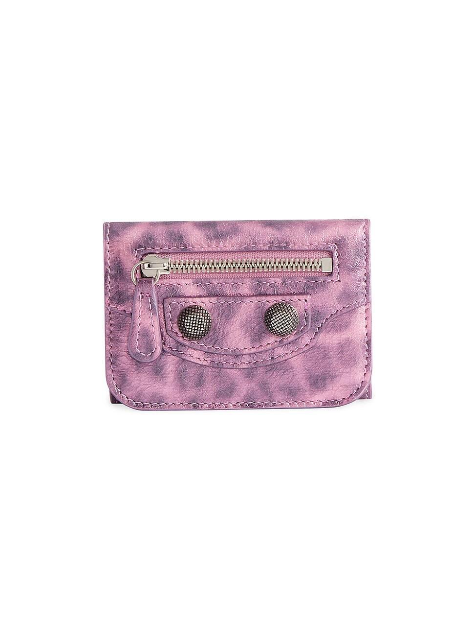 Womens Le Cagole Mini Wallet With Leopard Print Product Image