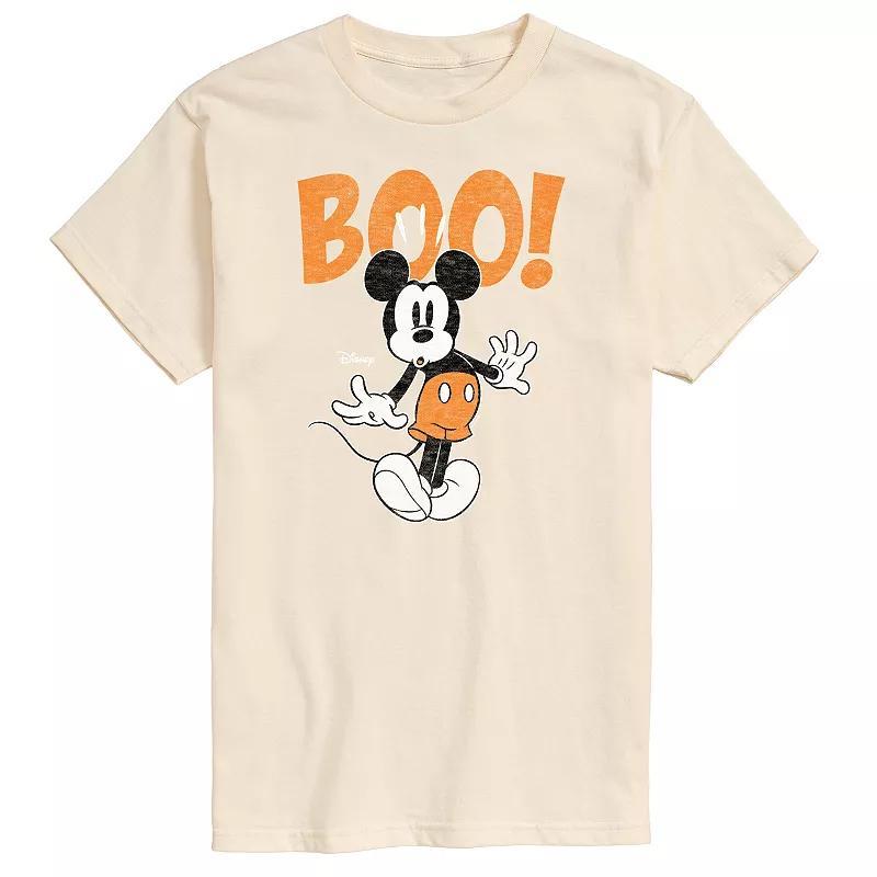 Disneys Mickey Mouse Mens Scared Boo Graphic Tee Product Image