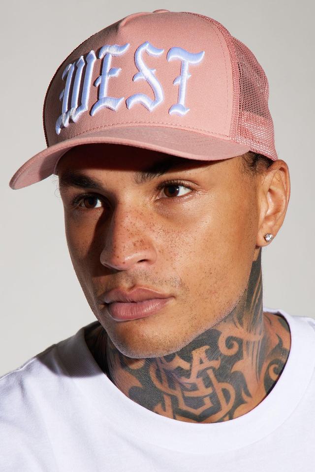 West Side Twill Trucker Hat - Mauve Product Image