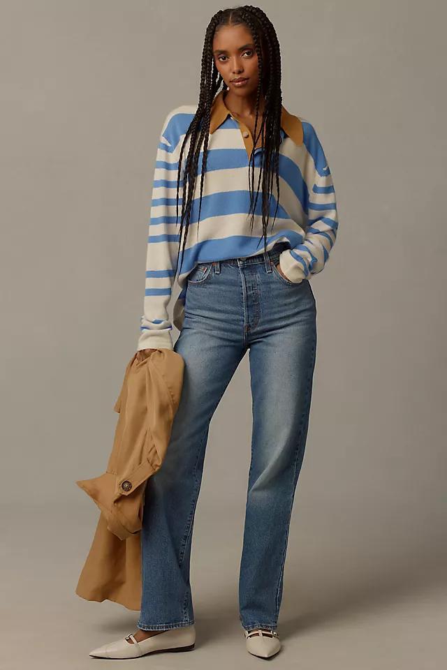 Levi's Ribcage High-Rise Straight-Leg Jeans product image