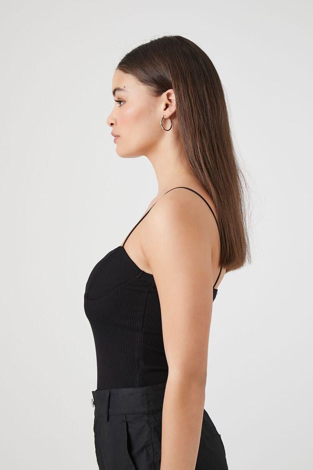 Ribbed Knit Cami Bodysuit | Forever 21 Product Image