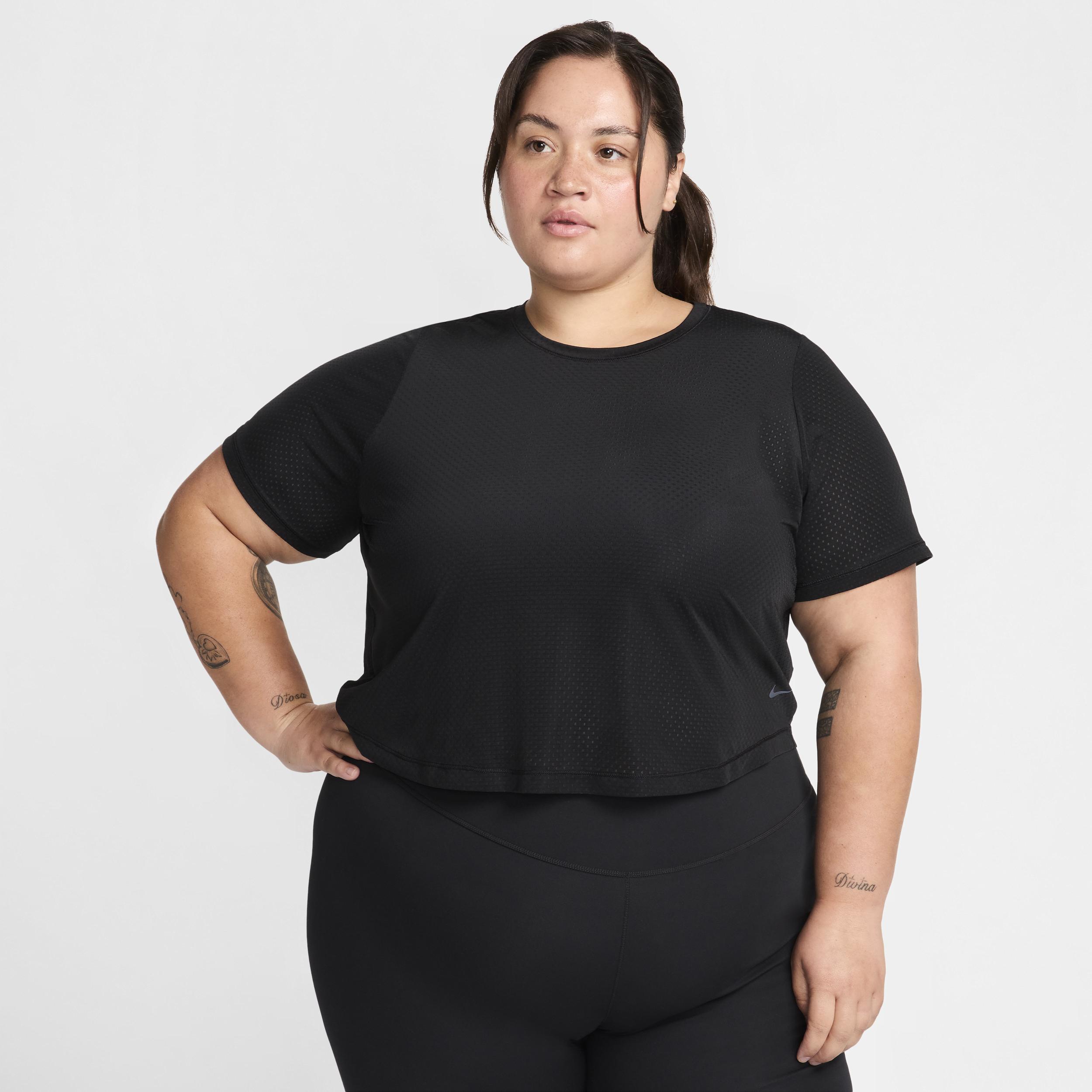 Nike Women's One Classic Breathe Dri-FIT Short-Sleeve Top (Plus Size) Product Image