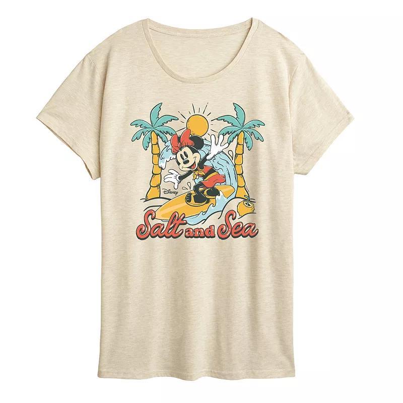 Disneys Minnie Mouse Womens Salt and Sea Graphic Tee Product Image