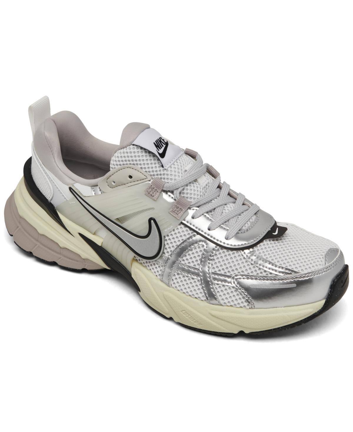 Nike Mens V2K Run Casual Sneakers from Finish Line - White Product Image