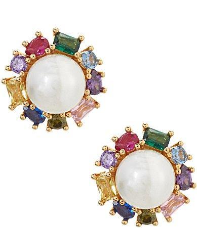 Kate Spade New York Candy Shop Pearl Halo Studs Earrings Earring Product Image