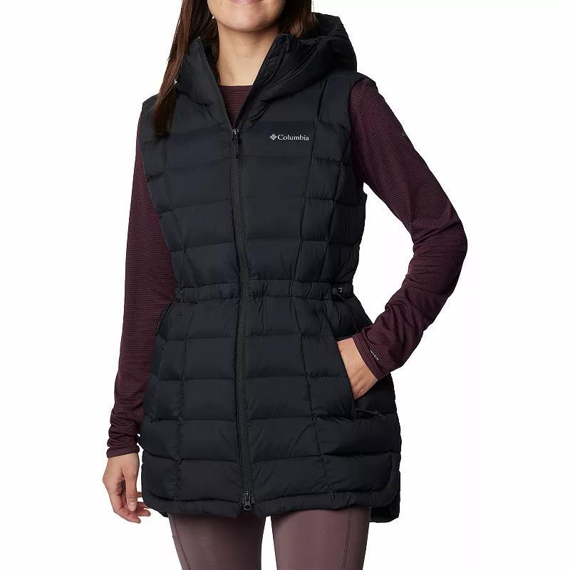 Columbia Womens Ardenwood Mid hooded Down Vest- Product Image