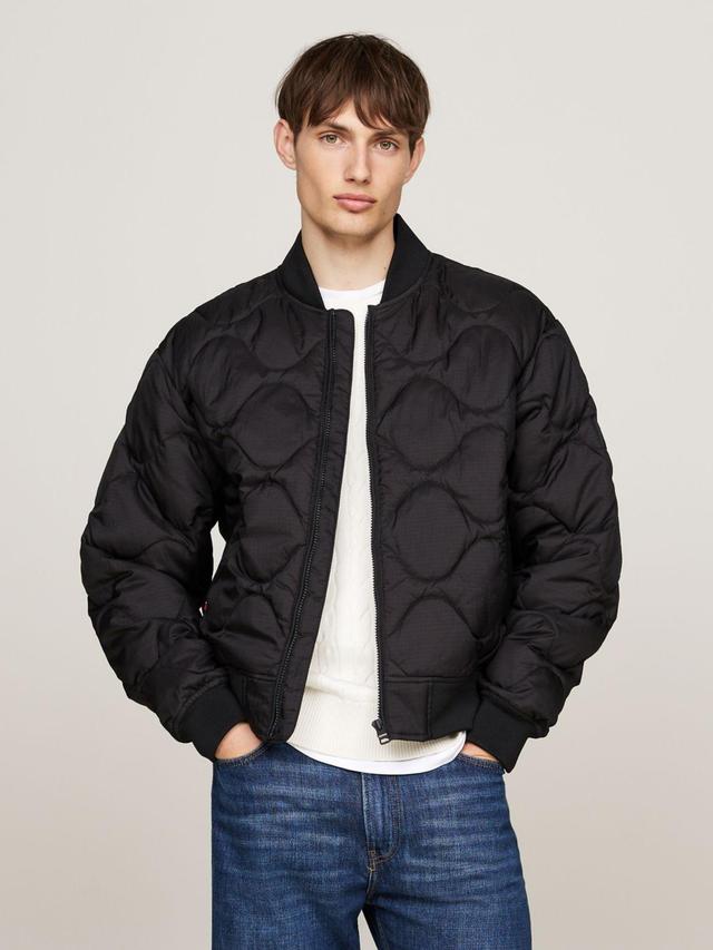 Tommy Hilfiger Men's Quilted Water-Repellent Bomber Jacket Product Image