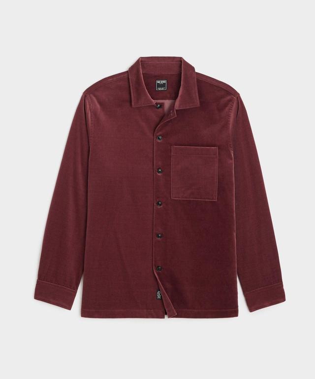 Italian Velvet Overshirt Product Image