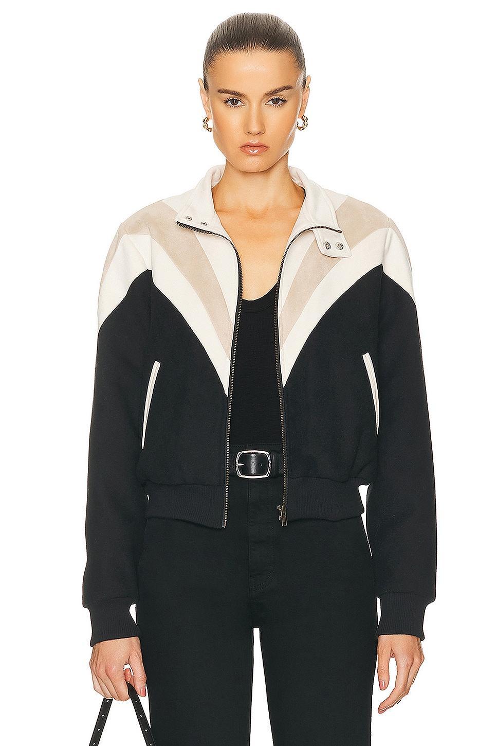 MOTHER The Big M Jacket in Black. Product Image