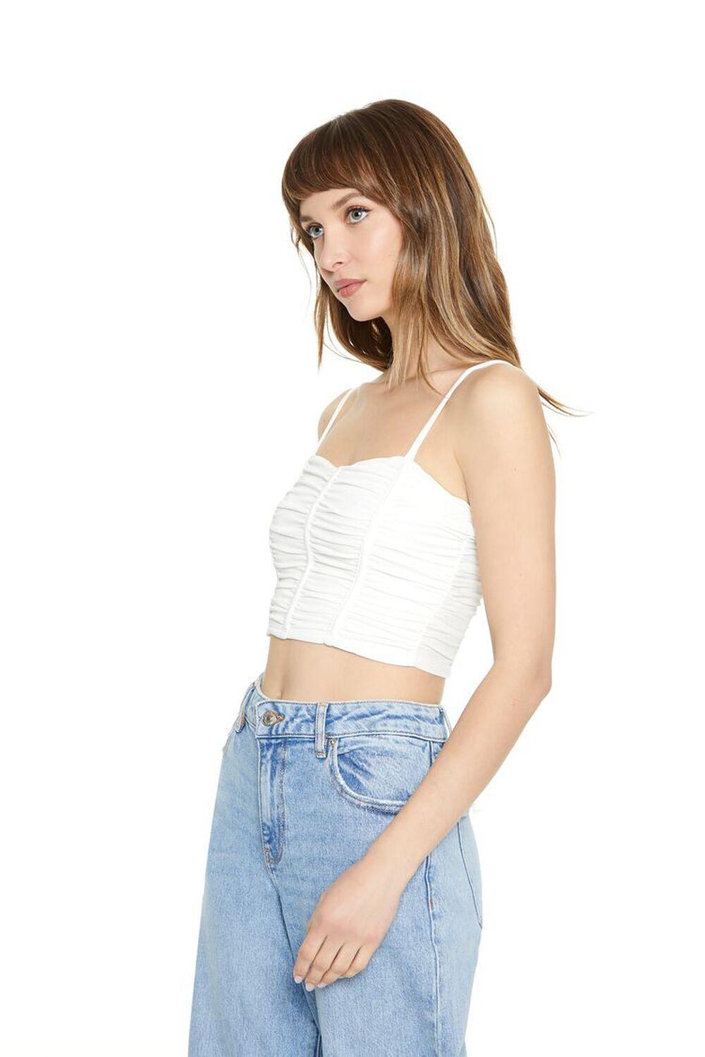 Ruched Cropped Cami | Forever 21 Product Image