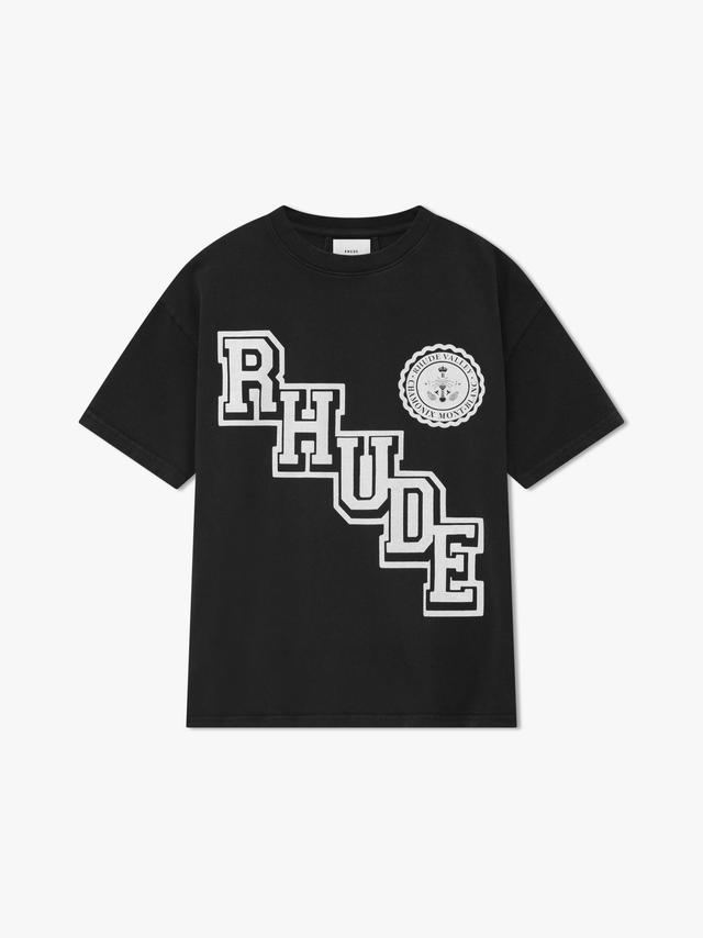 RHUDE COLLEGIATE CREST TEE Male Product Image