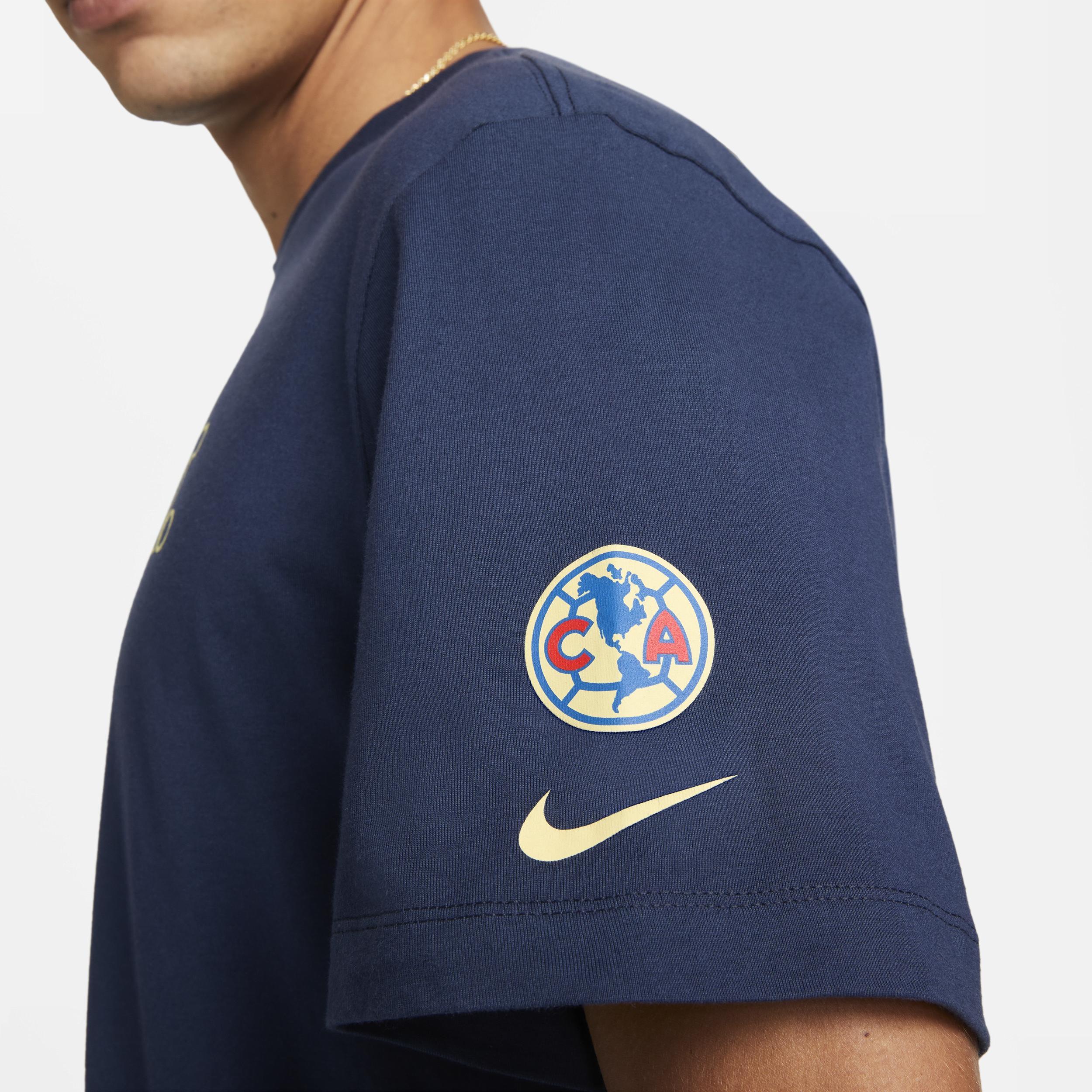 Mens Nike Navy Club America Just Do It T-Shirt Caf Blue Product Image