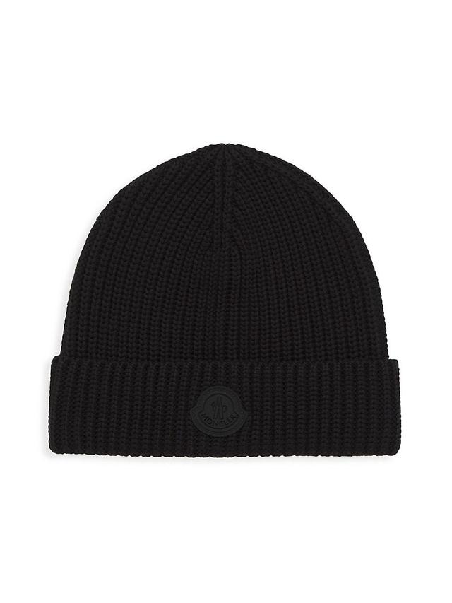 Mens Berretto Tricot Rib-Knit Hat Product Image