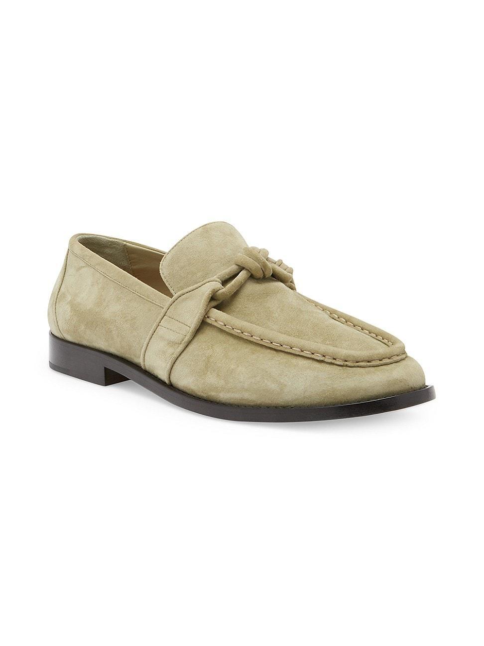 Mens Simon Crisscross Suede Loafers Product Image