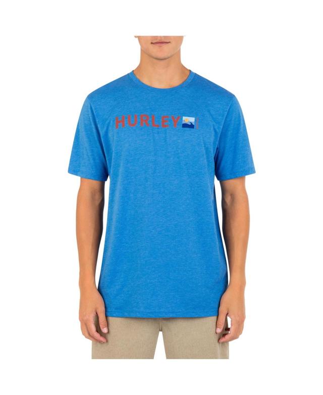 Hurley Mens Everyday Wave Box Short Sleeves T-shirt Product Image