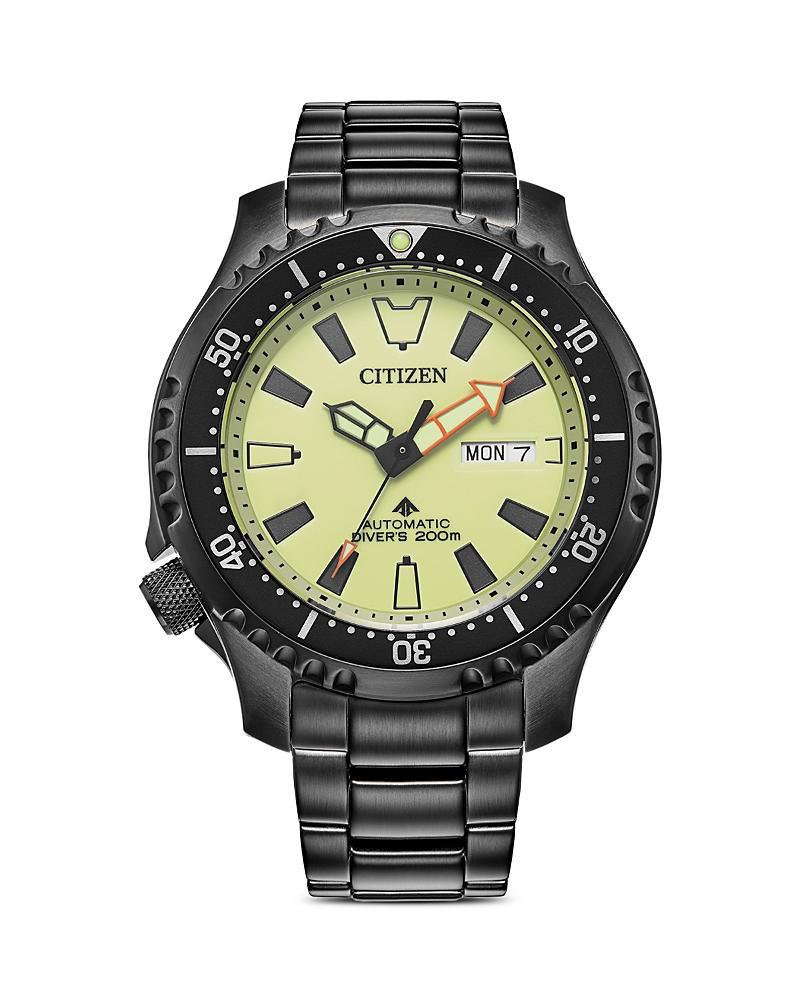 Citizen Mens Promaster Automatic Dive Silver-tone Stainless Steel Bracelet Watch, 44mm Product Image