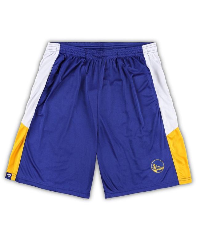 Mens Fanatics Branded Royal Golden State Warriors Big & Tall Champion Rush Practice Shorts Product Image