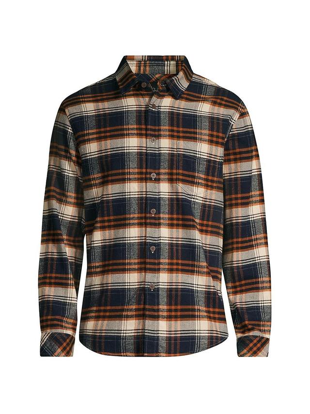 Mens Forrest Plaid Button-Up Shirt Product Image